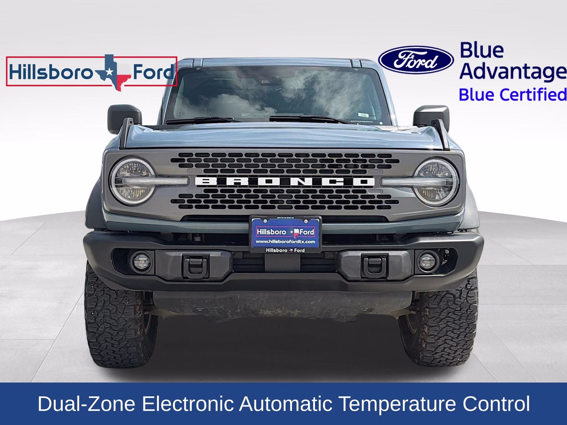 2025 Azure Gray Metallic Tri-Coat Ford Bronco Badlands 4X4 SUV