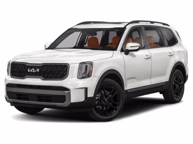 2023 Glacial White Pearl Kia Telluride EX X-Line AWD SUV