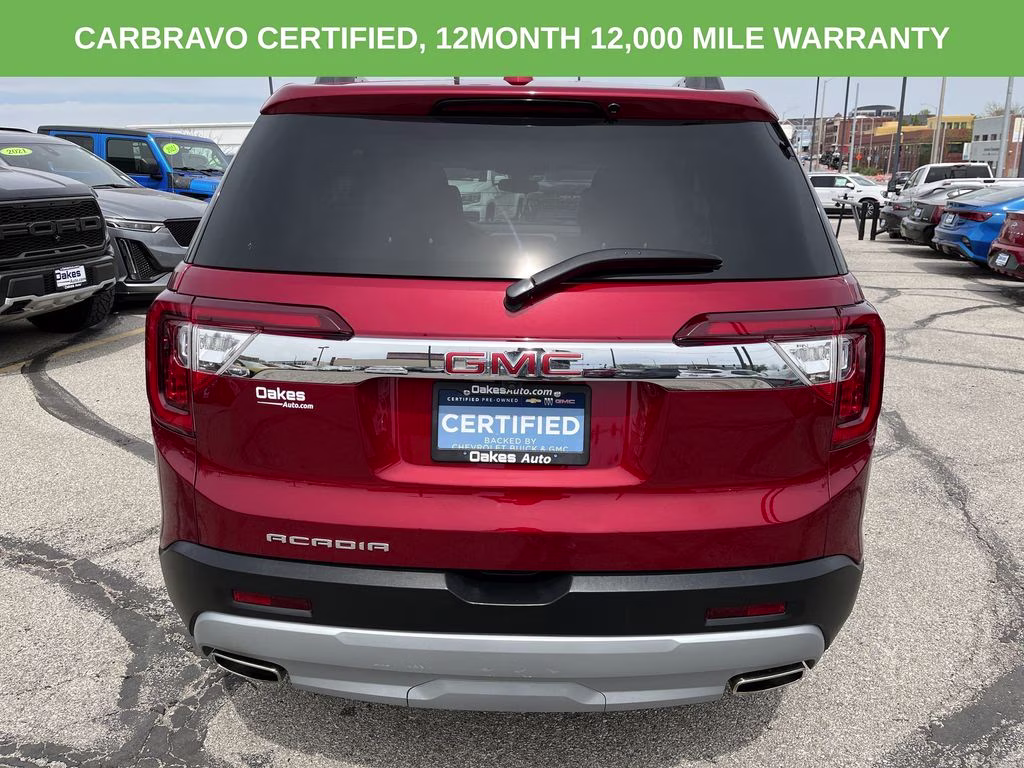 2023 Volcanic Red Tintcoat GMC Acadia SLT FWD SUV
