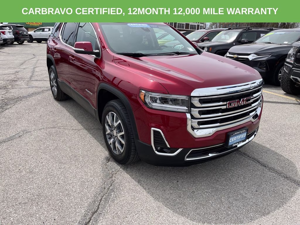 2023 Volcanic Red Tintcoat GMC Acadia SLT FWD SUV