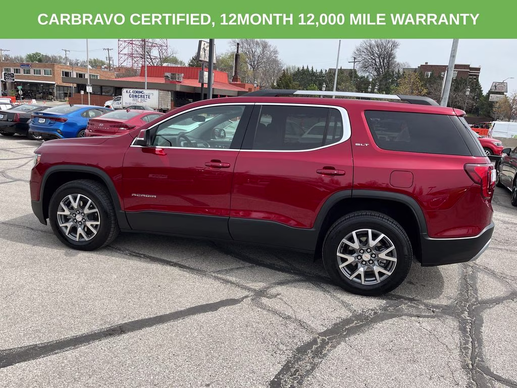 2023 Volcanic Red Tintcoat GMC Acadia SLT FWD SUV