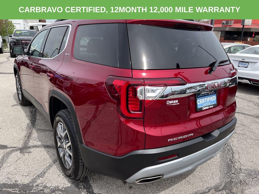 2023 Volcanic Red Tintcoat GMC Acadia SLT FWD SUV