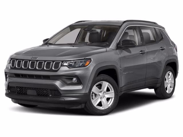 2022 Billet Silver Metallic Clearcoat Jeep Compass Latitude Lux 4X4 SUV