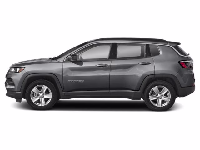 2022 Billet Silver Metallic Clearcoat Jeep Compass Latitude Lux 4X4 SUV