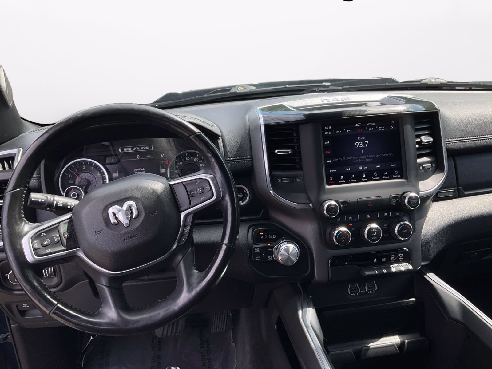2021 Patriot Blue Pearlcoat Ram 1500 Laramie 4X4 Truck