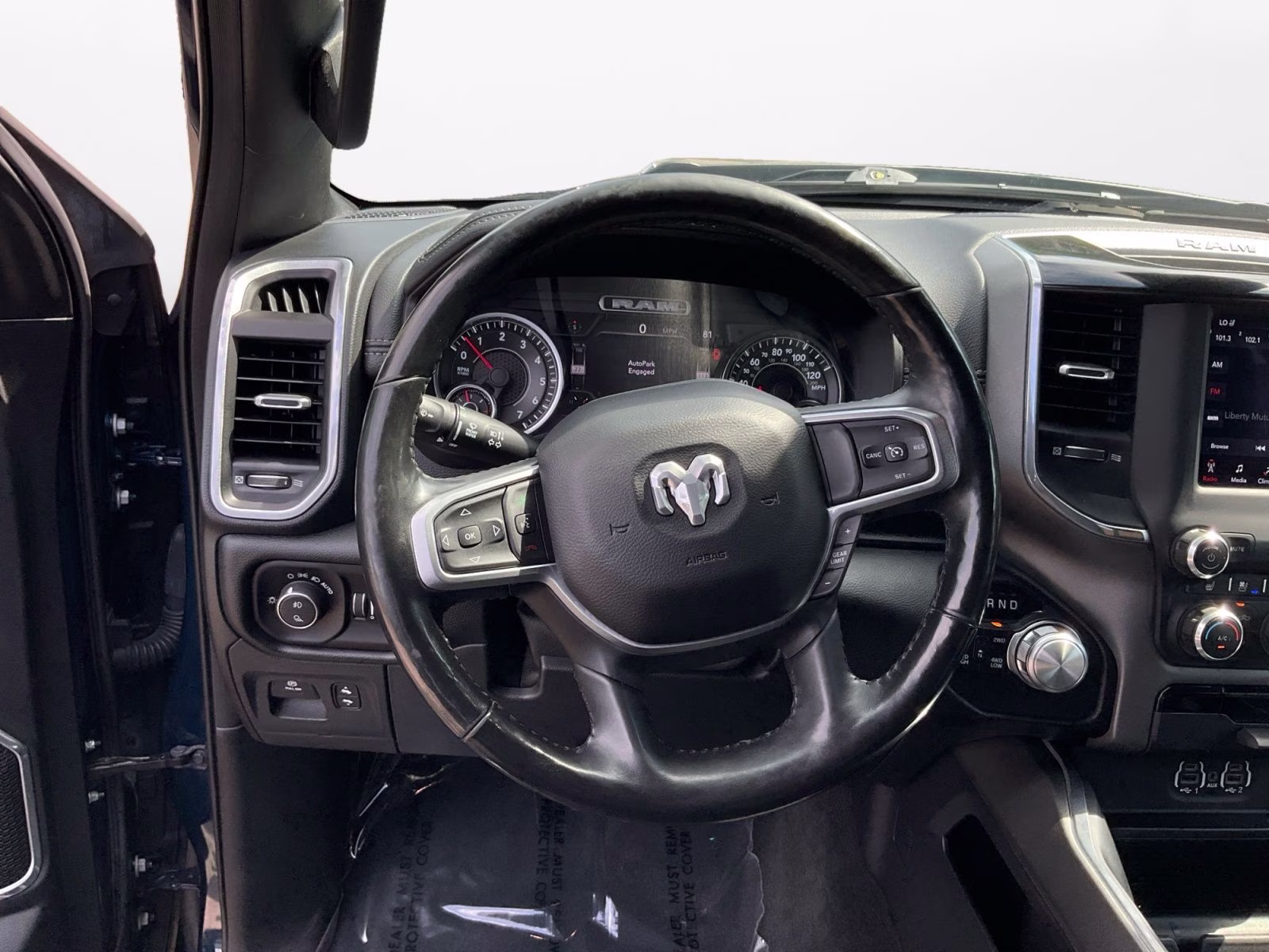 2021 Patriot Blue Pearlcoat Ram 1500 Laramie 4X4 Truck