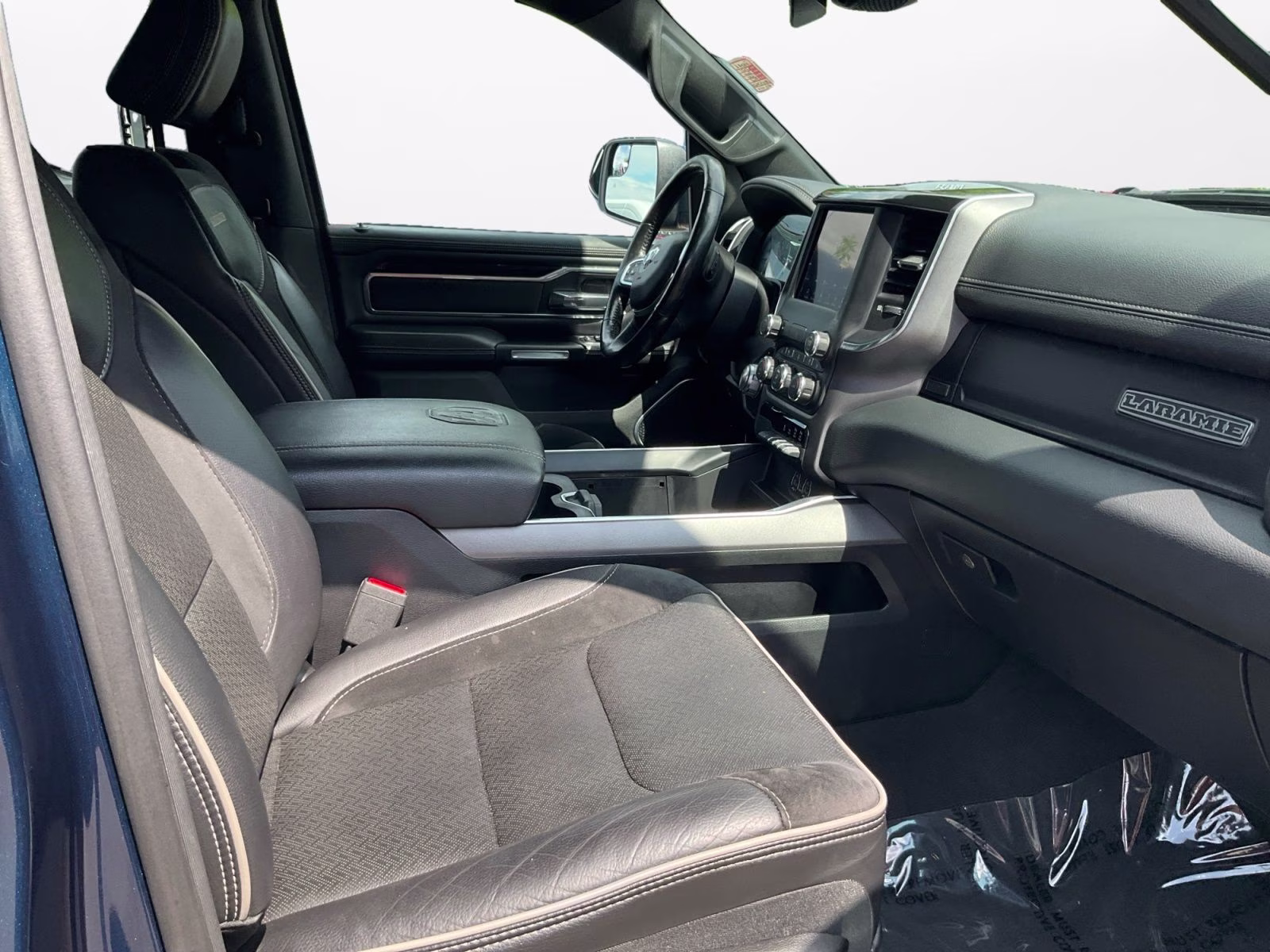 2021 Patriot Blue Pearlcoat Ram 1500 Laramie 4X4 Truck