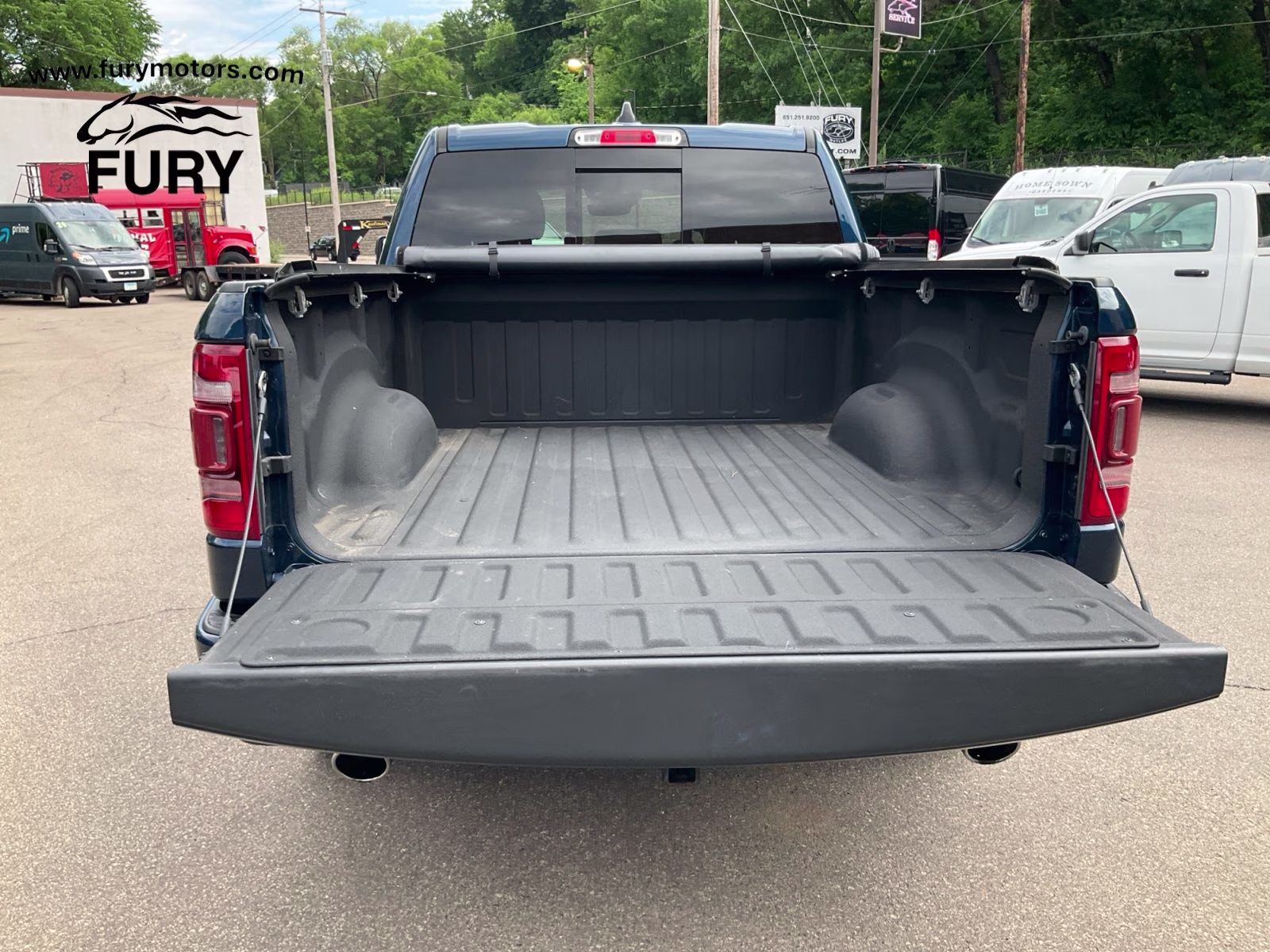 2021 Patriot Blue Pearlcoat Ram 1500 Laramie 4X4 Truck