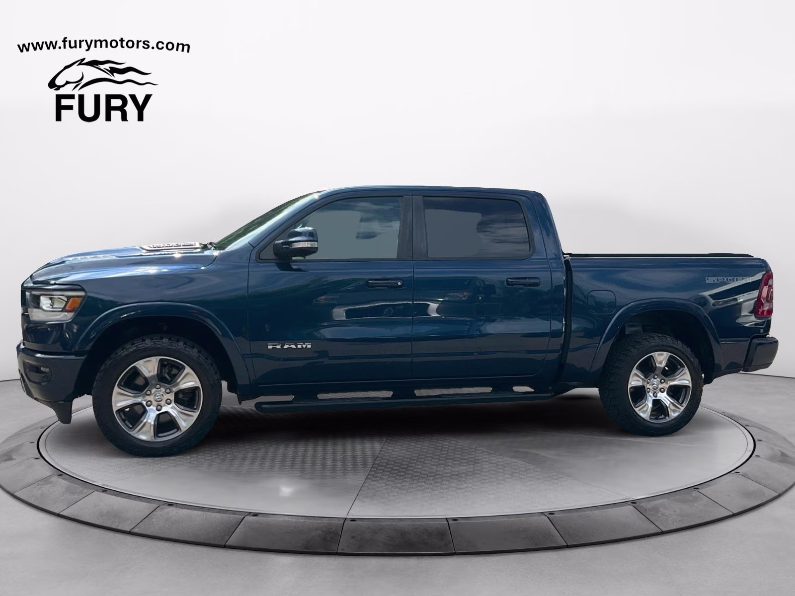 2021 Patriot Blue Pearlcoat Ram 1500 Laramie 4X4 Truck