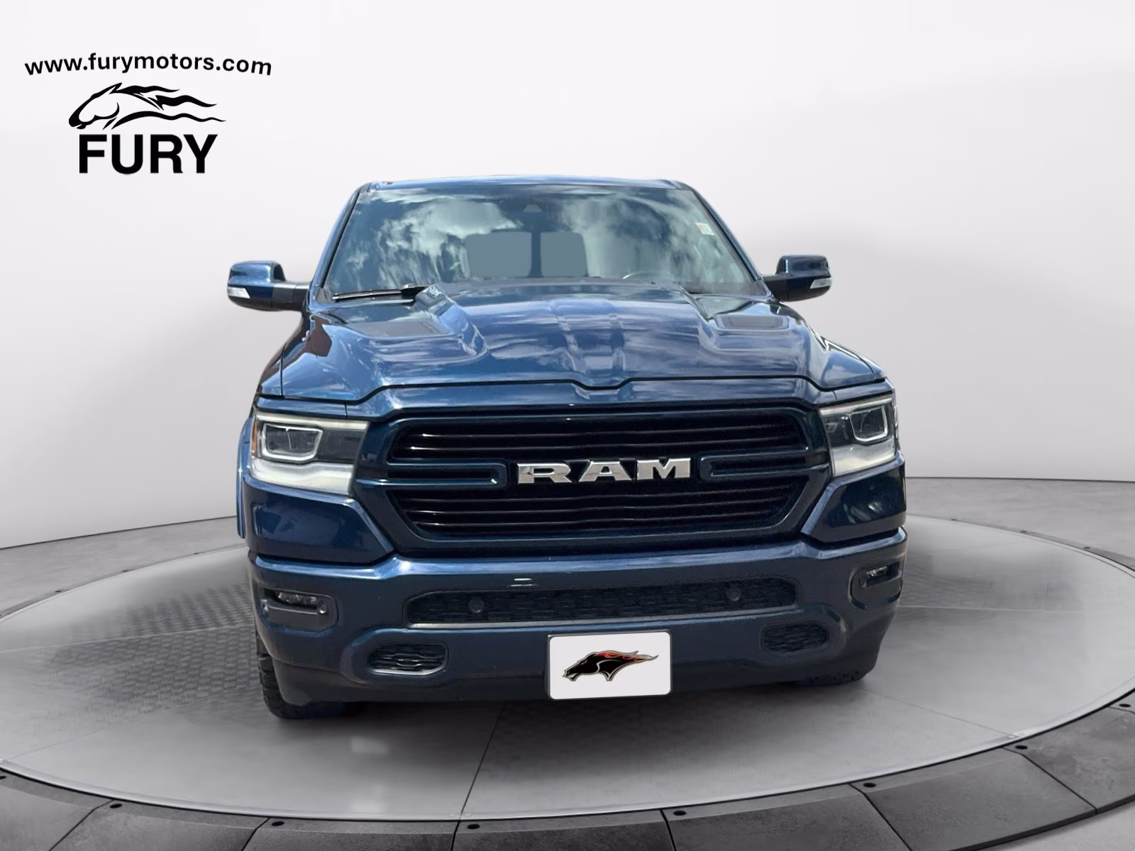 2021 Patriot Blue Pearlcoat Ram 1500 Laramie 4X4 Truck