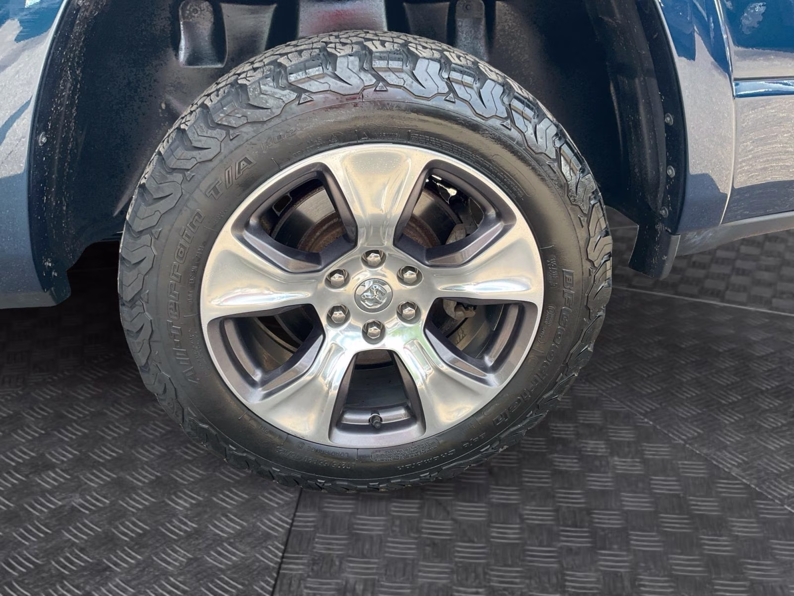 2021 Patriot Blue Pearlcoat Ram 1500 Laramie 4X4 Truck
