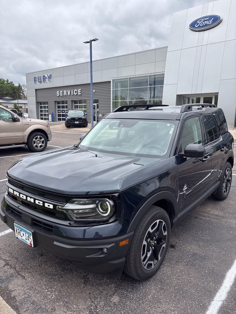2023 Alto Blue Metallic Tinted Clearcoat Ford Bronco Sport Outer Banks w/Tech Pkg / Moon Roof & Co-Pilot 360 4X4 SUV