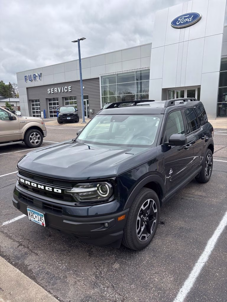 2023 Alto Blue Metallic Tinted Clearcoat Ford Bronco Sport Outer Banks w/Tech Pkg / Moon Roof & Co-Pilot 360 4X4 SUV