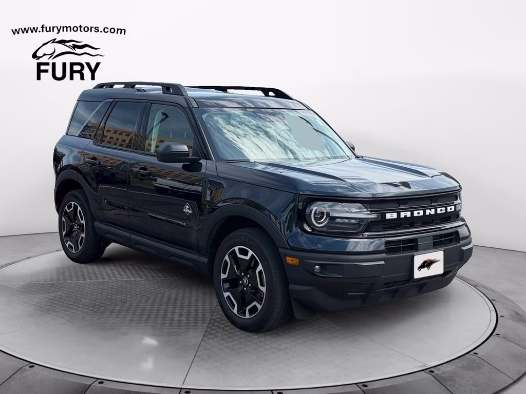2023 Alto Blue Metallic Tinted Clearcoat Ford Bronco Sport Outer Banks w/Tech Pkg / Moon Roof & Co-Pilot 360 4X4 SUV
