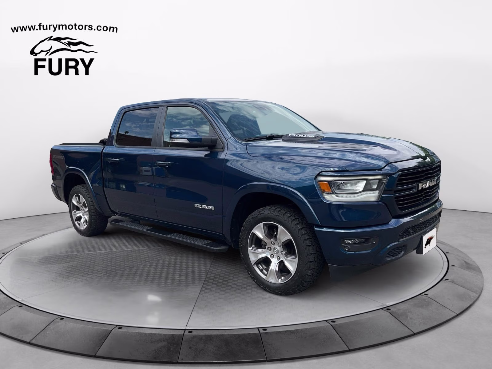 2021 Patriot Blue Pearlcoat Ram 1500 Laramie 4X4 Truck