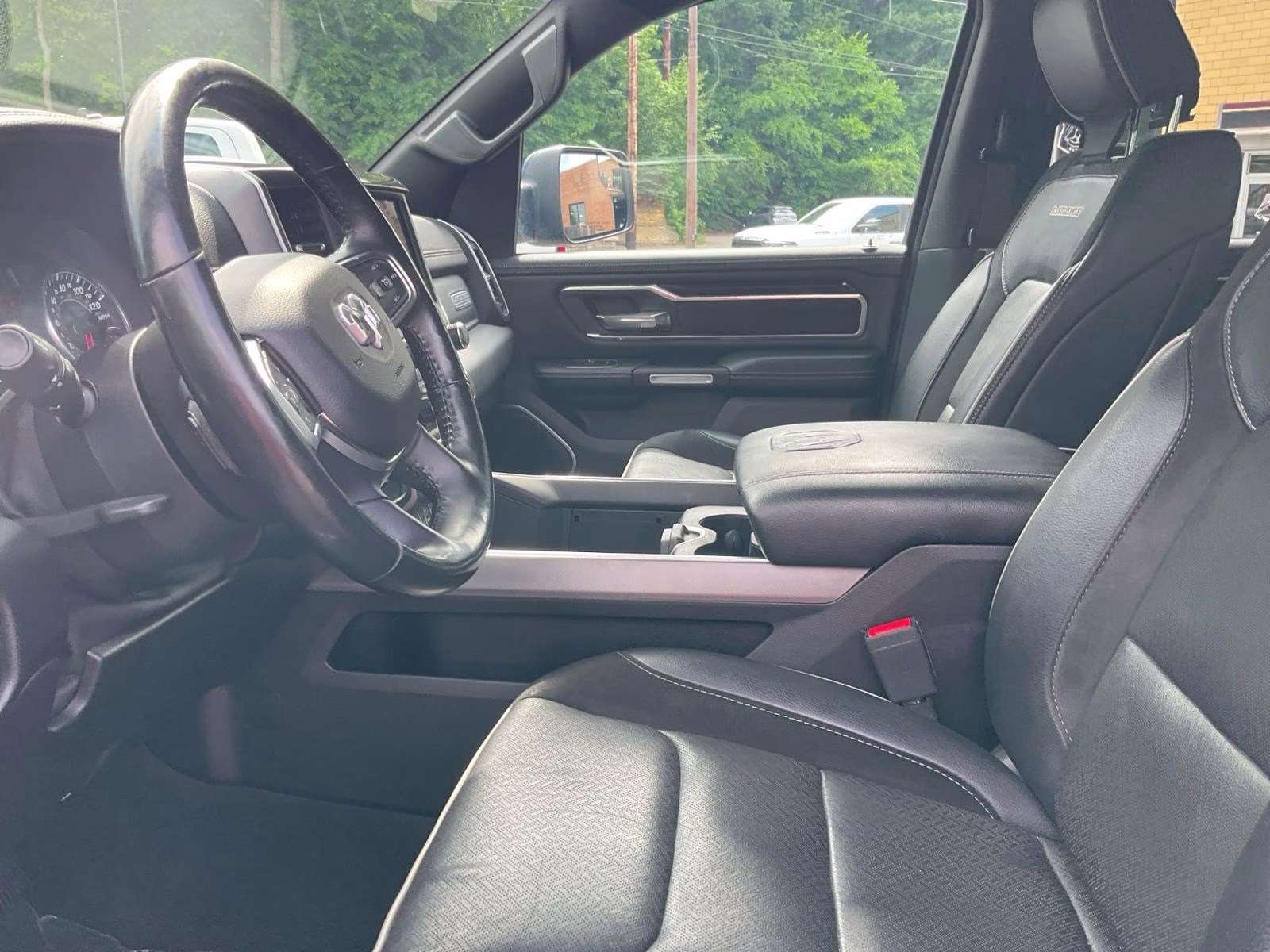 2021 Patriot Blue Pearlcoat Ram 1500 Laramie 4X4 Truck