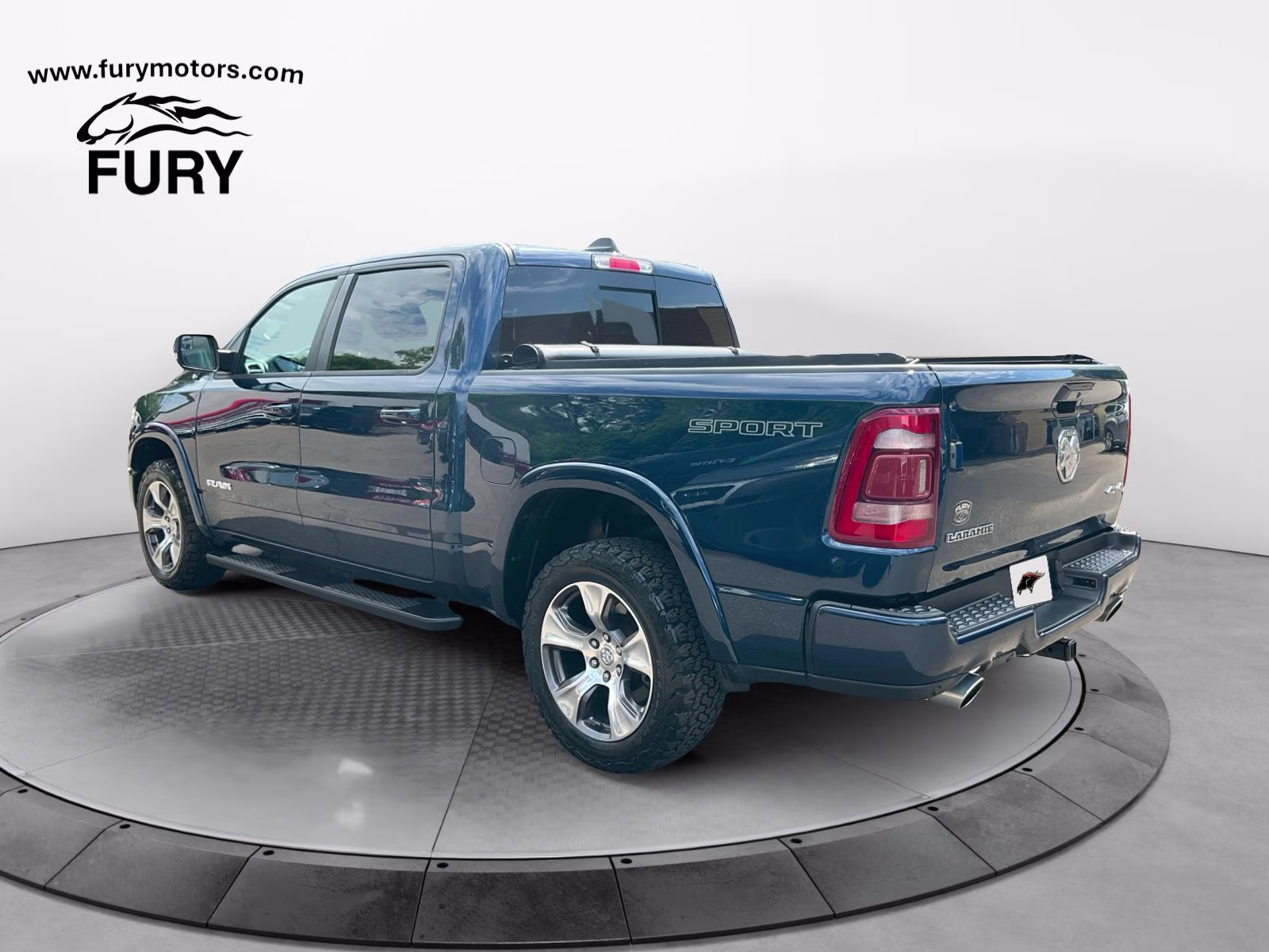 2021 Patriot Blue Pearlcoat Ram 1500 Laramie 4X4 Truck
