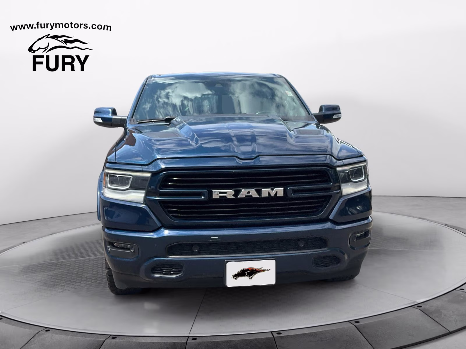 2021 Patriot Blue Pearlcoat Ram 1500 Laramie 4X4 Truck