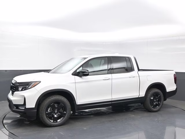 2026 Platinum White Pearl Honda Ridgeline Black Edition AWD Truck