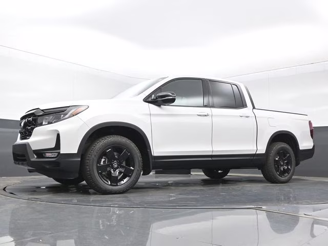 2026 Platinum White Pearl Honda Ridgeline Black Edition AWD Truck
