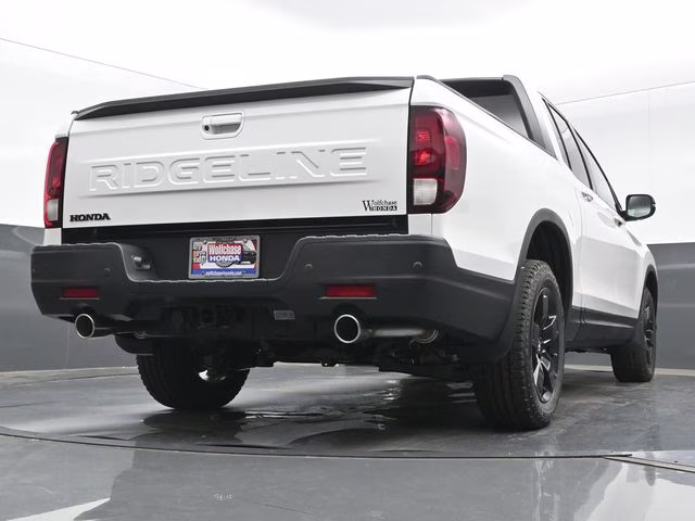 2026 Platinum White Pearl Honda Ridgeline Black Edition AWD Truck