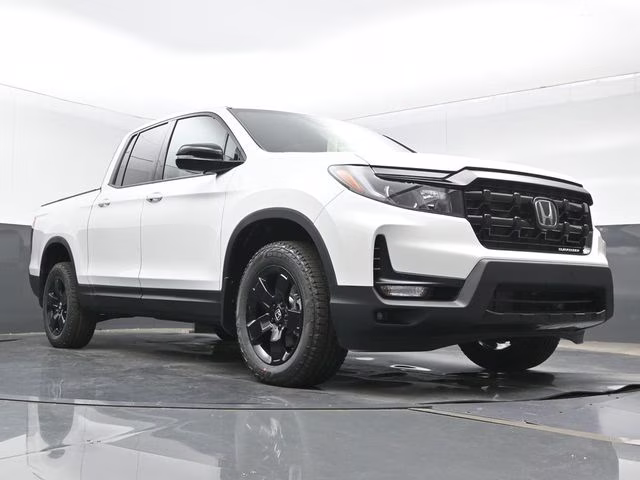 2026 Platinum White Pearl Honda Ridgeline Black Edition AWD Truck