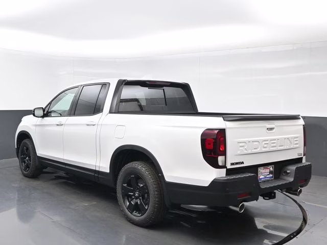 2026 Platinum White Pearl Honda Ridgeline Black Edition AWD Truck