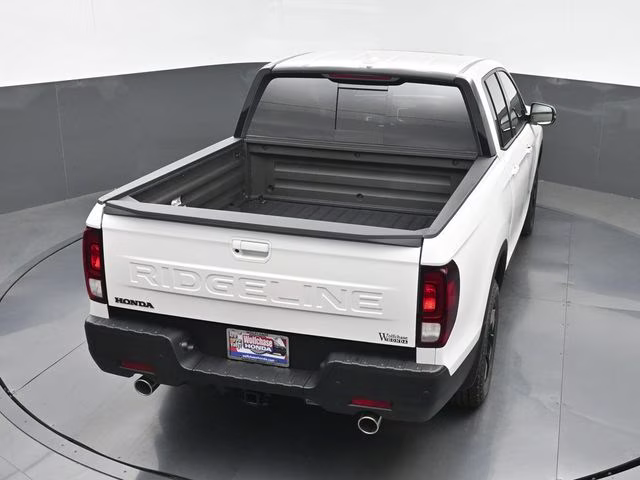 2026 Platinum White Pearl Honda Ridgeline Black Edition AWD Truck
