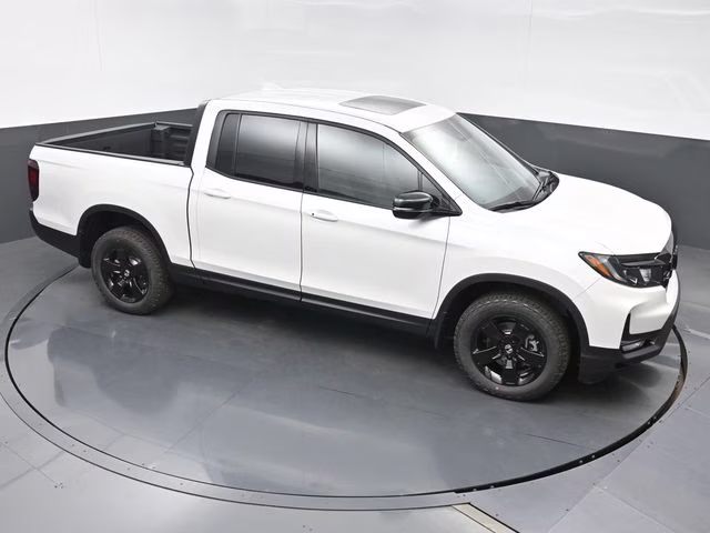 2026 Platinum White Pearl Honda Ridgeline Black Edition AWD Truck