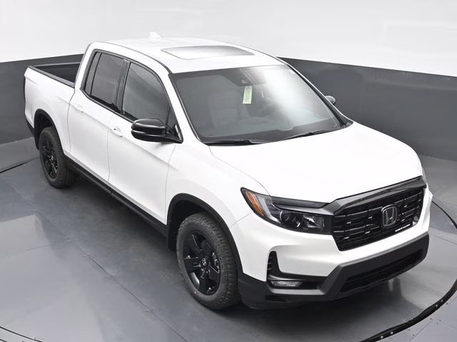 2026 Platinum White Pearl Honda Ridgeline Black Edition AWD Truck