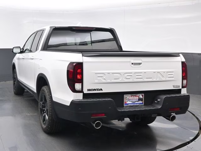 2026 Platinum White Pearl Honda Ridgeline Black Edition AWD Truck