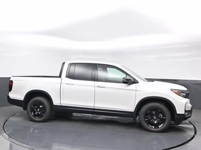 2026 Platinum White Pearl Honda Ridgeline Black Edition AWD Truck