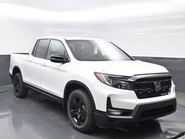 2026 Platinum White Pearl Honda Ridgeline Black Edition AWD Truck