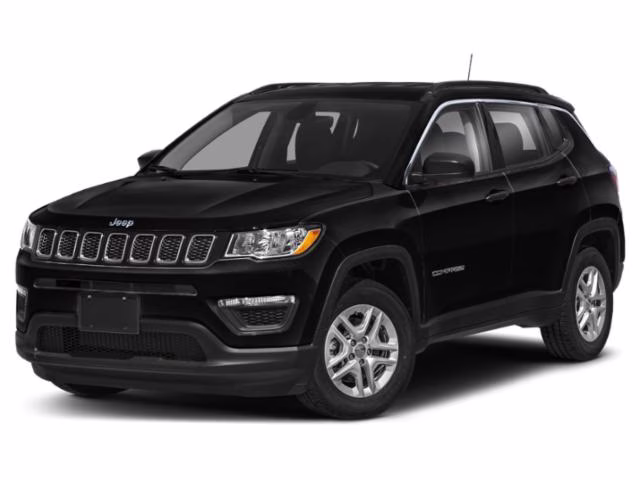 2020 Diamond Black Crystal Pearlcoat Jeep Compass Altitude FWD SUV