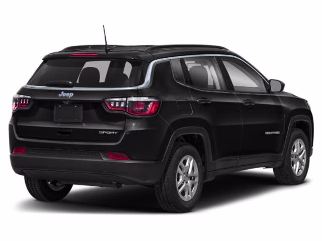 2020 Diamond Black Crystal Pearlcoat Jeep Compass Altitude FWD SUV