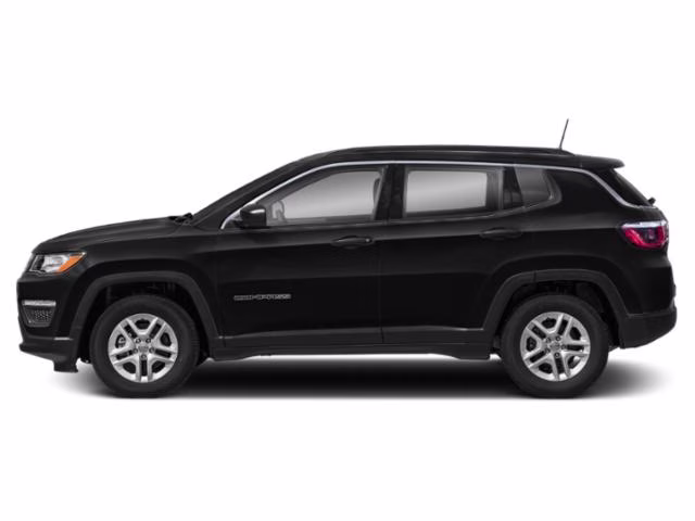 2020 Diamond Black Crystal Pearlcoat Jeep Compass Altitude FWD SUV