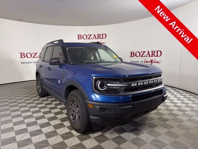 2023 Blue Metallic Ford Bronco Sport Big Bend 4X4 SUV