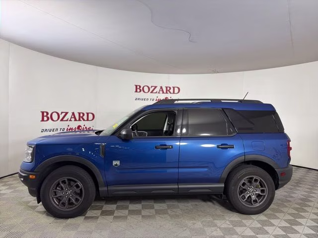 2023 Blue Metallic Ford Bronco Sport Big Bend 4X4 SUV