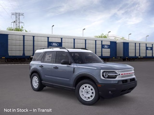 2026 Azure Gray Metallic Tri-Coat Ford Bronco Sport Heritage 4X4 SUV