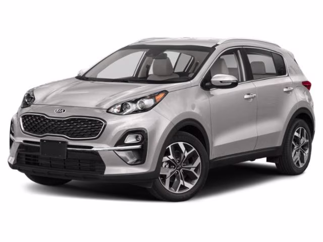 2022 Sparkling Silver Kia Sportage EX FWD SUV