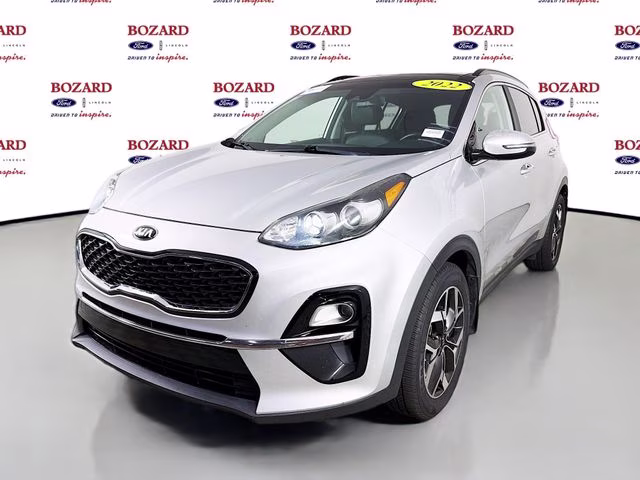 2022 Sparkling Silver Kia Sportage EX FWD SUV