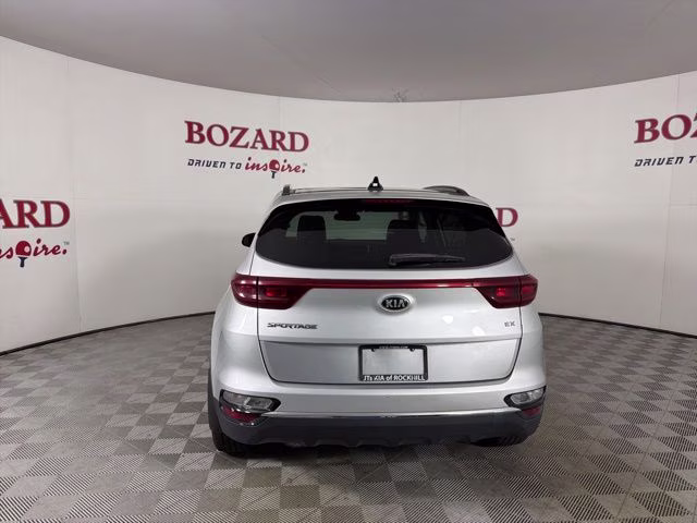 2022 Sparkling Silver Kia Sportage EX FWD SUV