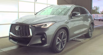 2023 Graphite Shadow INFINITI QX55 LUXE AWD SUV