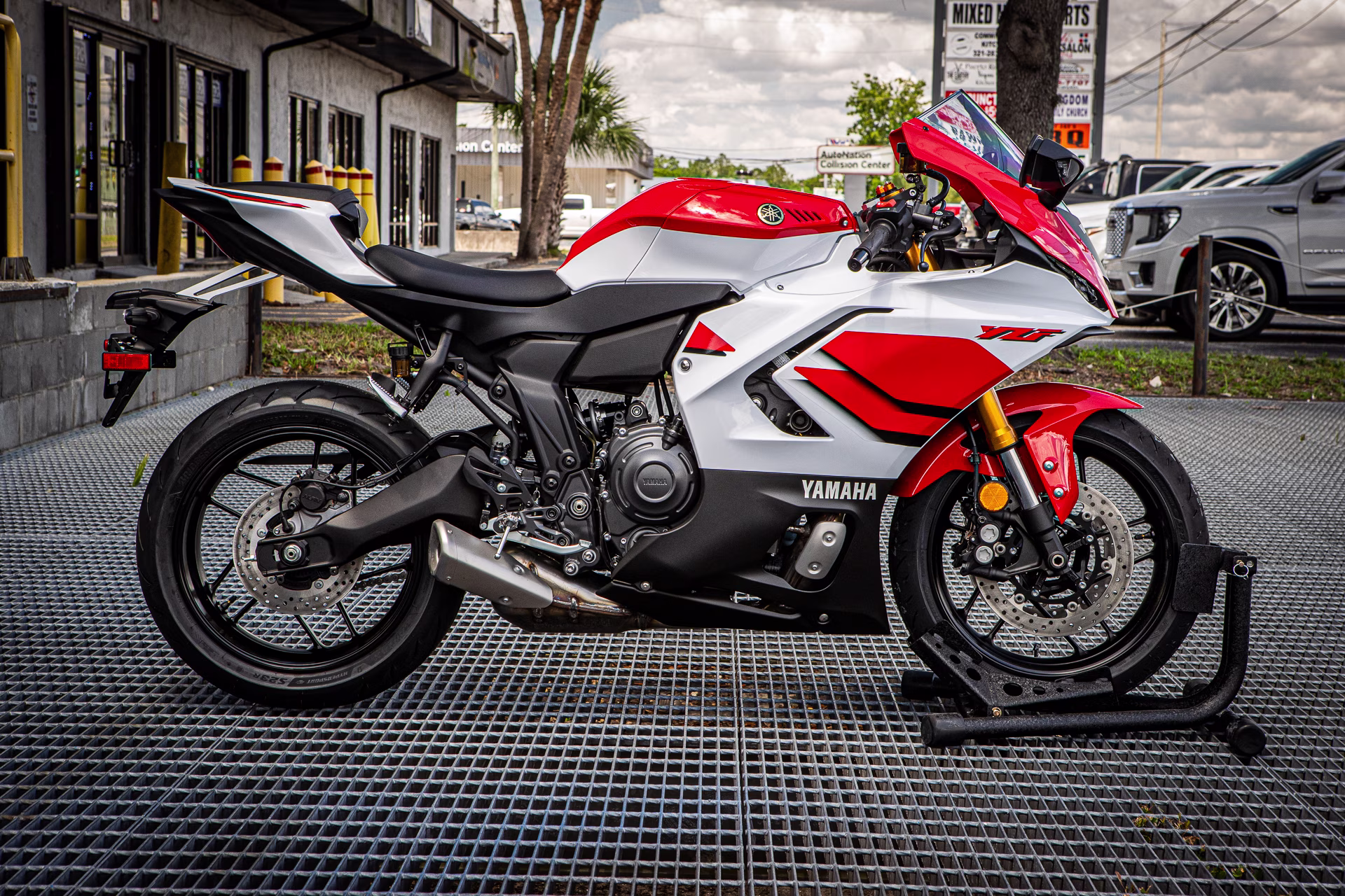2026 White Yamaha YZF-R7 Motorcycle
