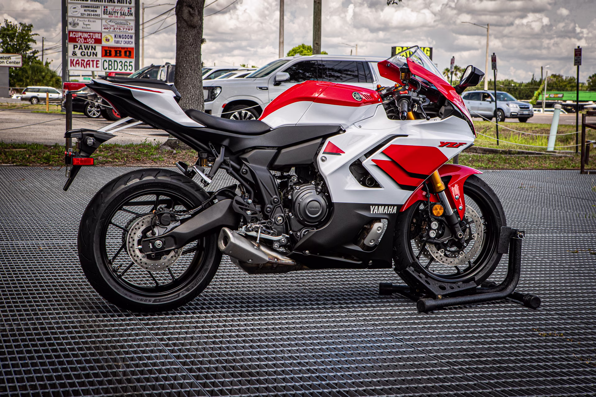 2026 White Yamaha YZF-R7 Motorcycle