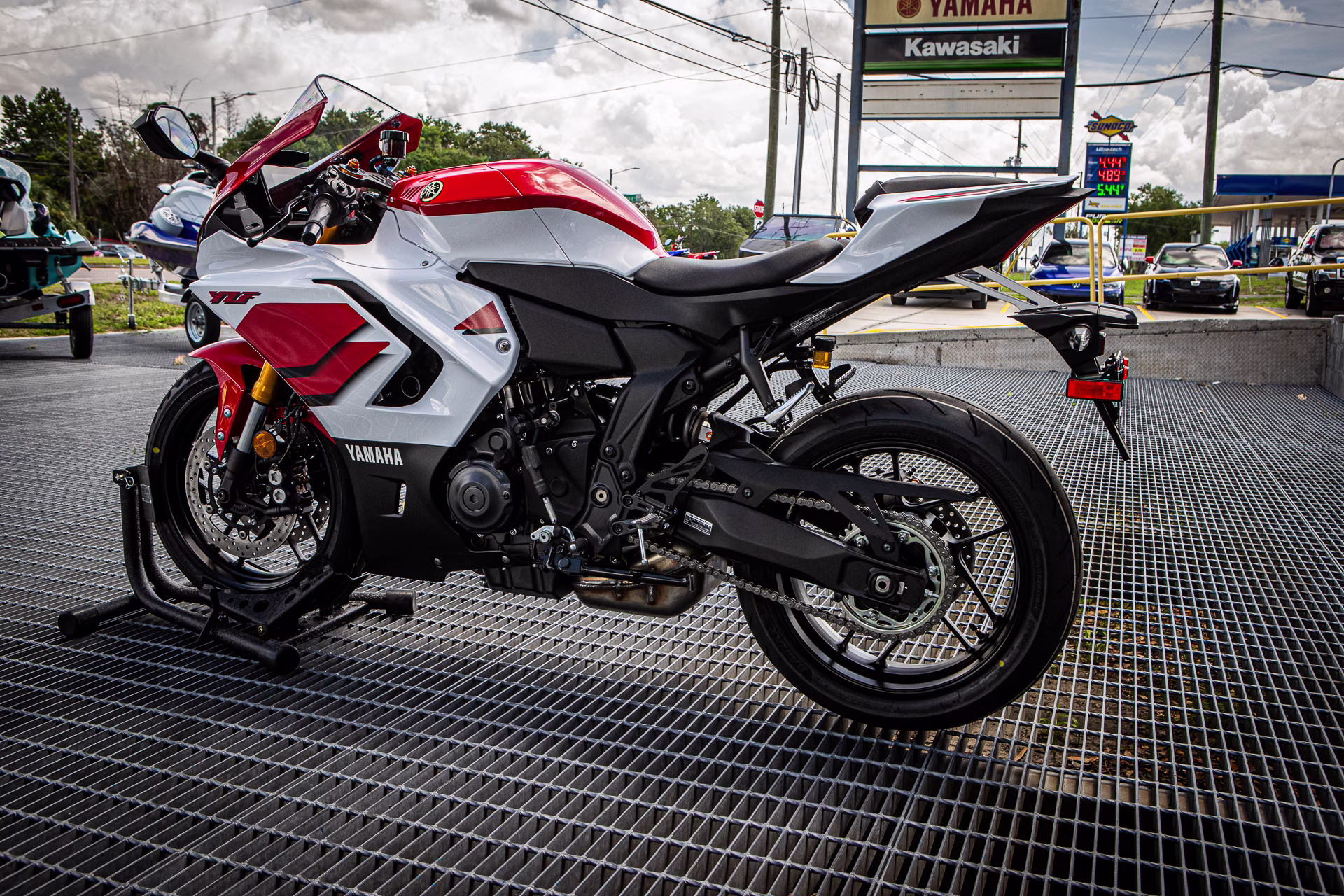 2026 White Yamaha YZF-R7 Motorcycle