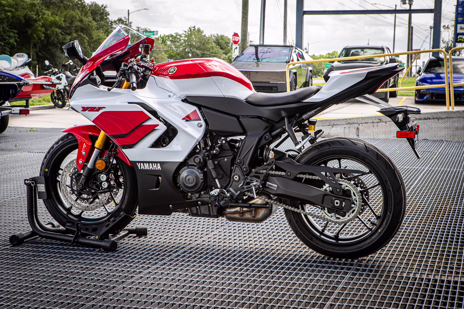 2026 White Yamaha YZF-R7 Motorcycle