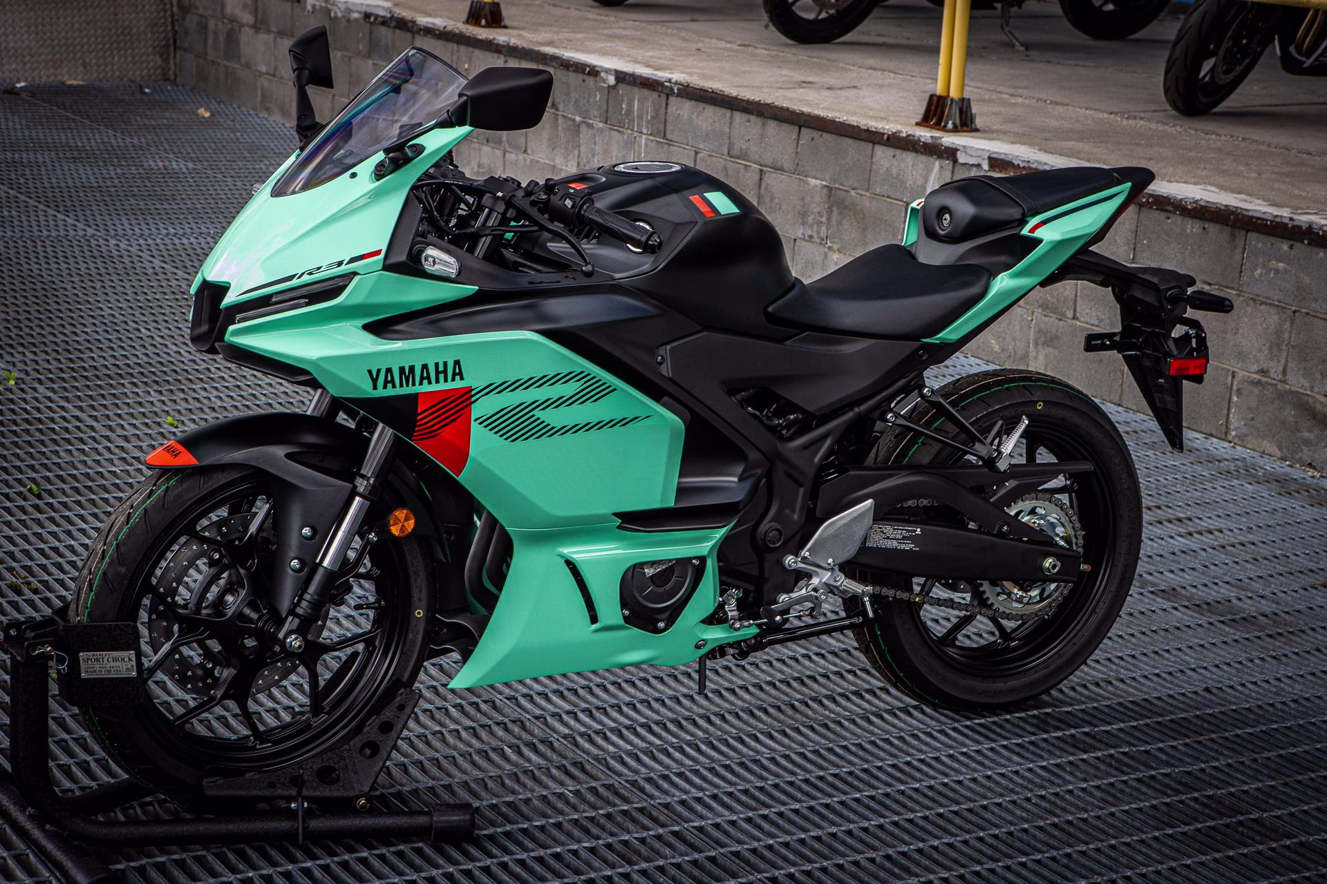 2026 Miami Mint Green / Matte Stealth Black Yamaha YZF-R3 ABS Motorcycle
