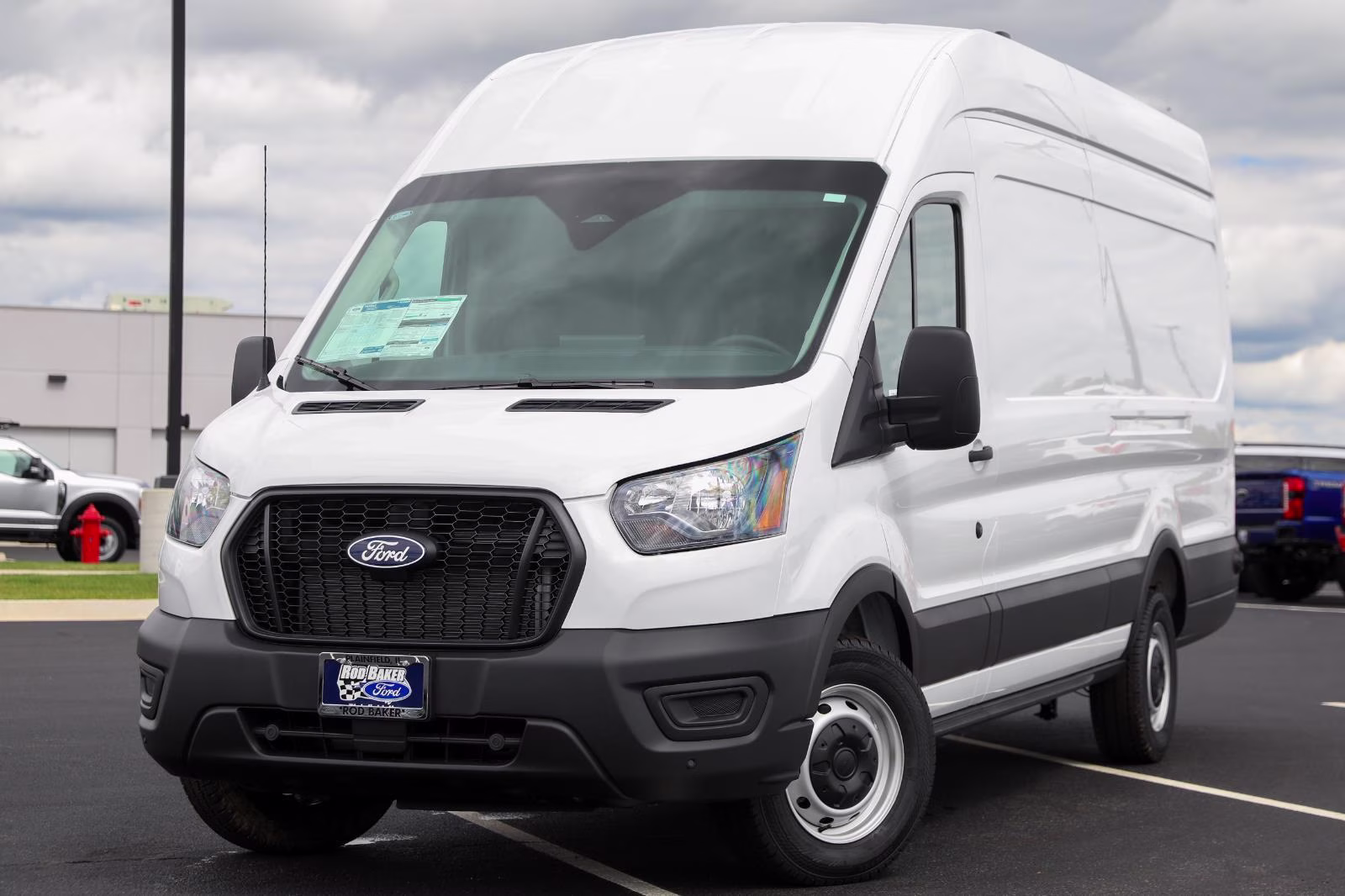 2026 Oxford White Ford Transit Cargo Van RWD Van