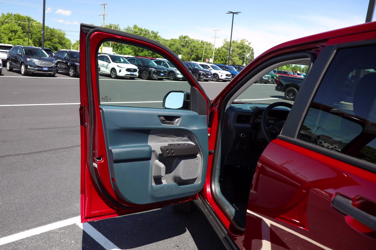 2026 Ruby Red Metallic Tinted Clearcoat Ford Maverick XLT AWD Truck